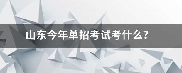 今年单招是网上考试吗