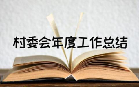 村委会年度工作总结报告  村委会个人年度工作总结范文