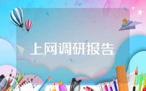 对大学生上网情况的调研报告800字 有关大学生网络调查报告