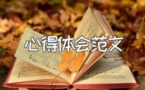 心得体会范文大全 心得体会万能模板500字