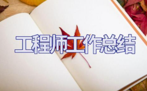 工程师工作总结报告 工程师个人总结及自评