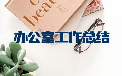 办公室 工作总结