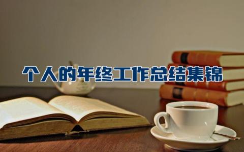个人的年终工作总结集锦模板范文