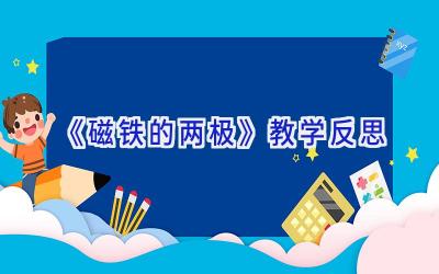 《磁铁的两极》教学反思