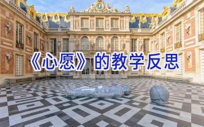 《心愿》的教学反思