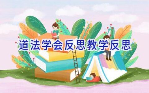道法学会反思教学反思