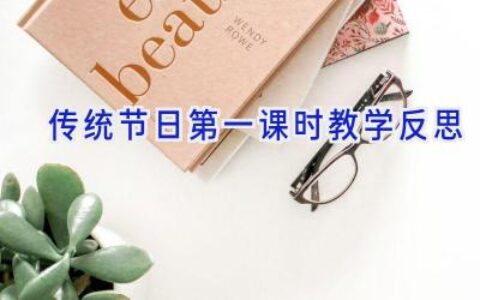 传统节日第一课时教学反思
