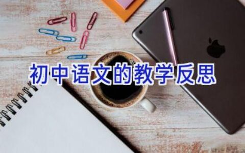 初中语文的教学反思