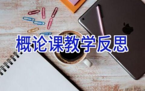 概论课教学反思