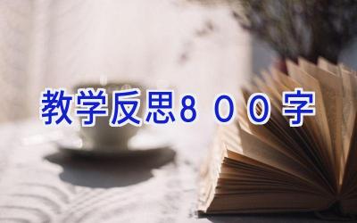 教学反思800字