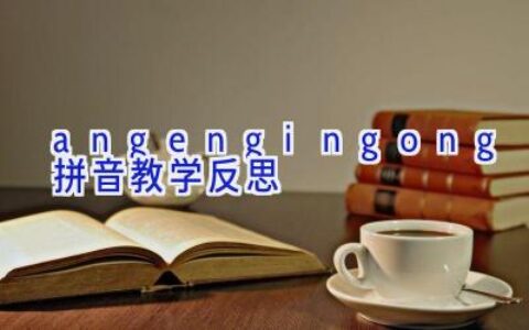angengingong拼音教学反思