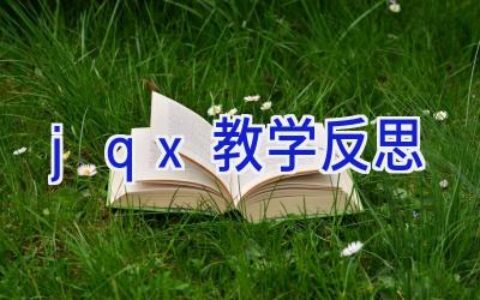 jqx 教学反思