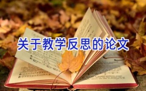 关于教学反思的论文