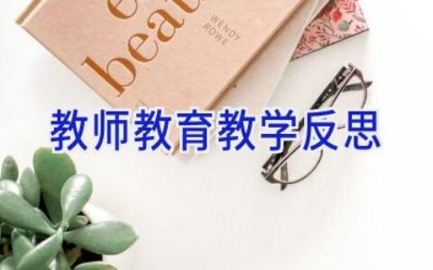 教师教育教学反思