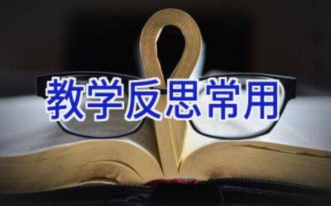 教学反思常用