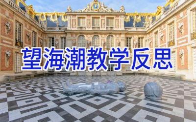 望海潮教学反思