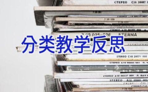 分类教学反思