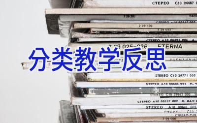 分类教学反思