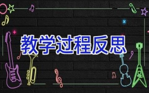 教学过程反思
