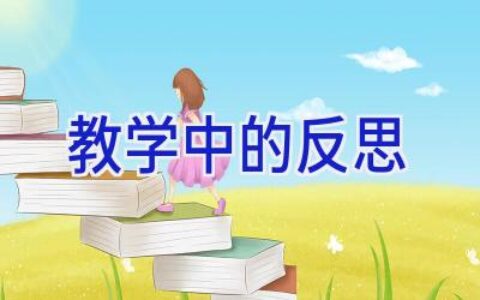 教学中的反思