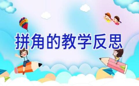 拼角的教学反思