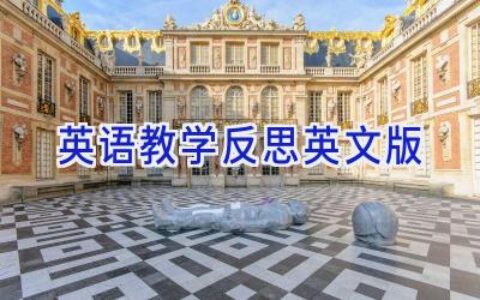 英语教学反思英文版