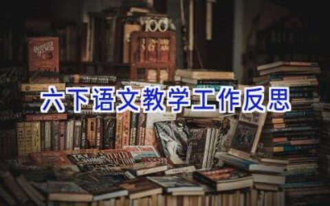 六下语文教学工作反思
