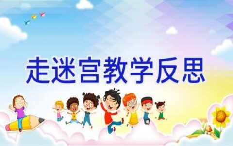 走迷宫教学反思