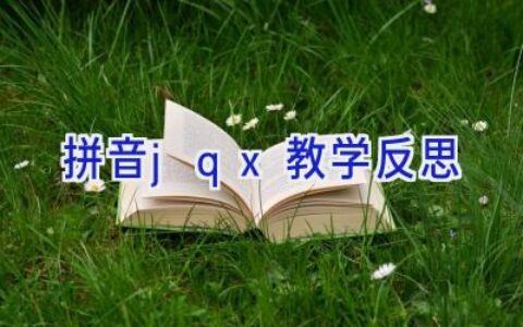 拼音jqx教学反思