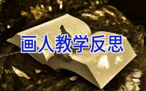 画人教学反思