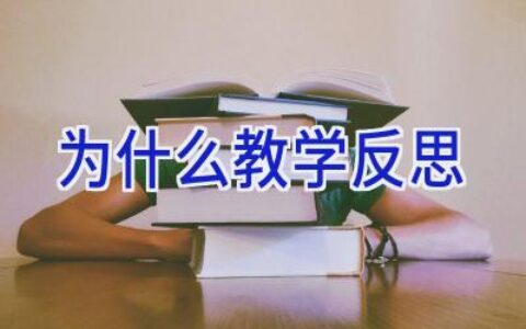 为什么教学反思