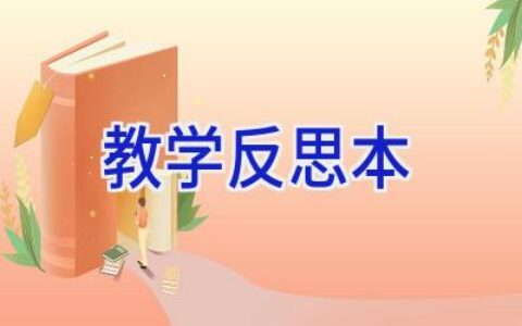 教学反思本