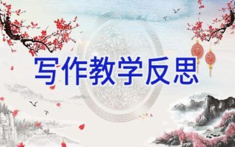 写作教学反思
