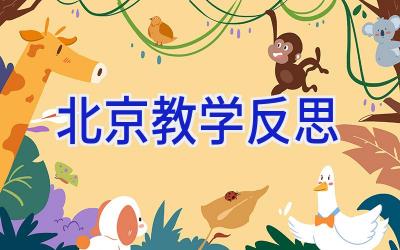 北京教学反思