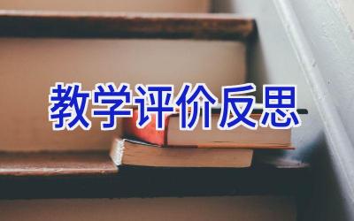 教学评价反思