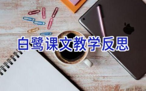 白鹭课文教学反思