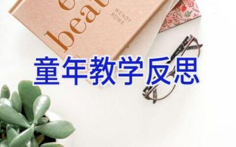 童年教学反思