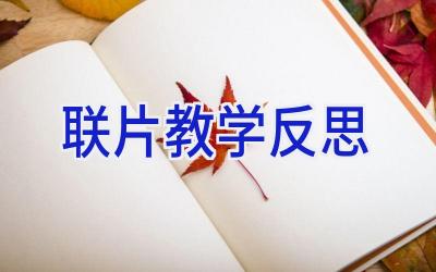 联片教学反思