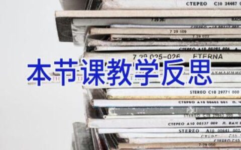 本节课教学反思