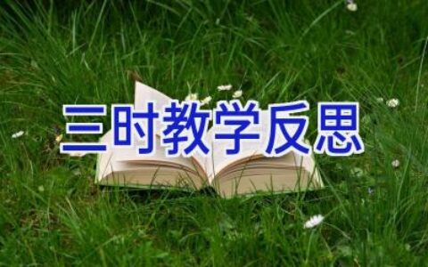 三时教学反思