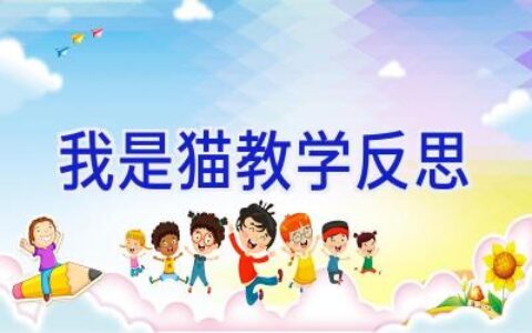 我是猫教学反思