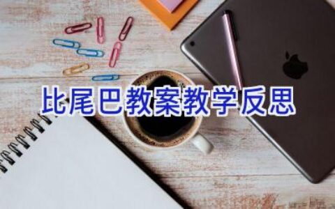 比尾巴教案教学反思