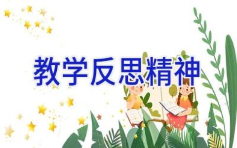 教学反思精神