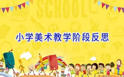 小学美术教学阶段反思