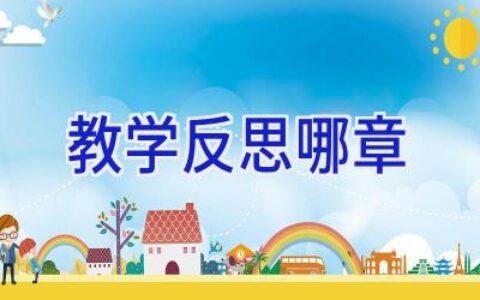 教学反思哪章