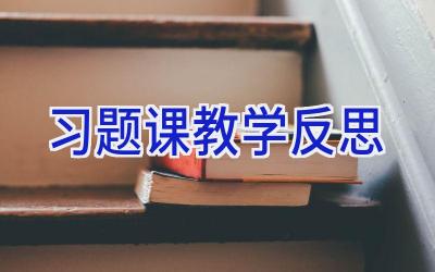 习题课教学反思