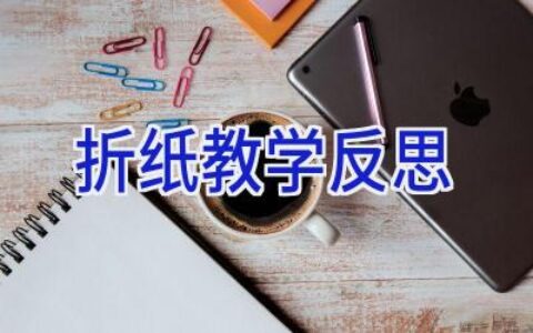 折纸教学反思