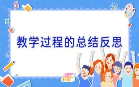 教学过程的总结反思