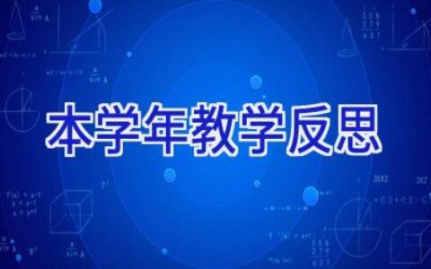 本学年教学反思