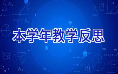 本学年教学反思